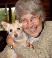 Peg Kehret and Lucy