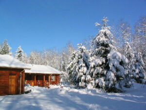 Peg’s house in winter